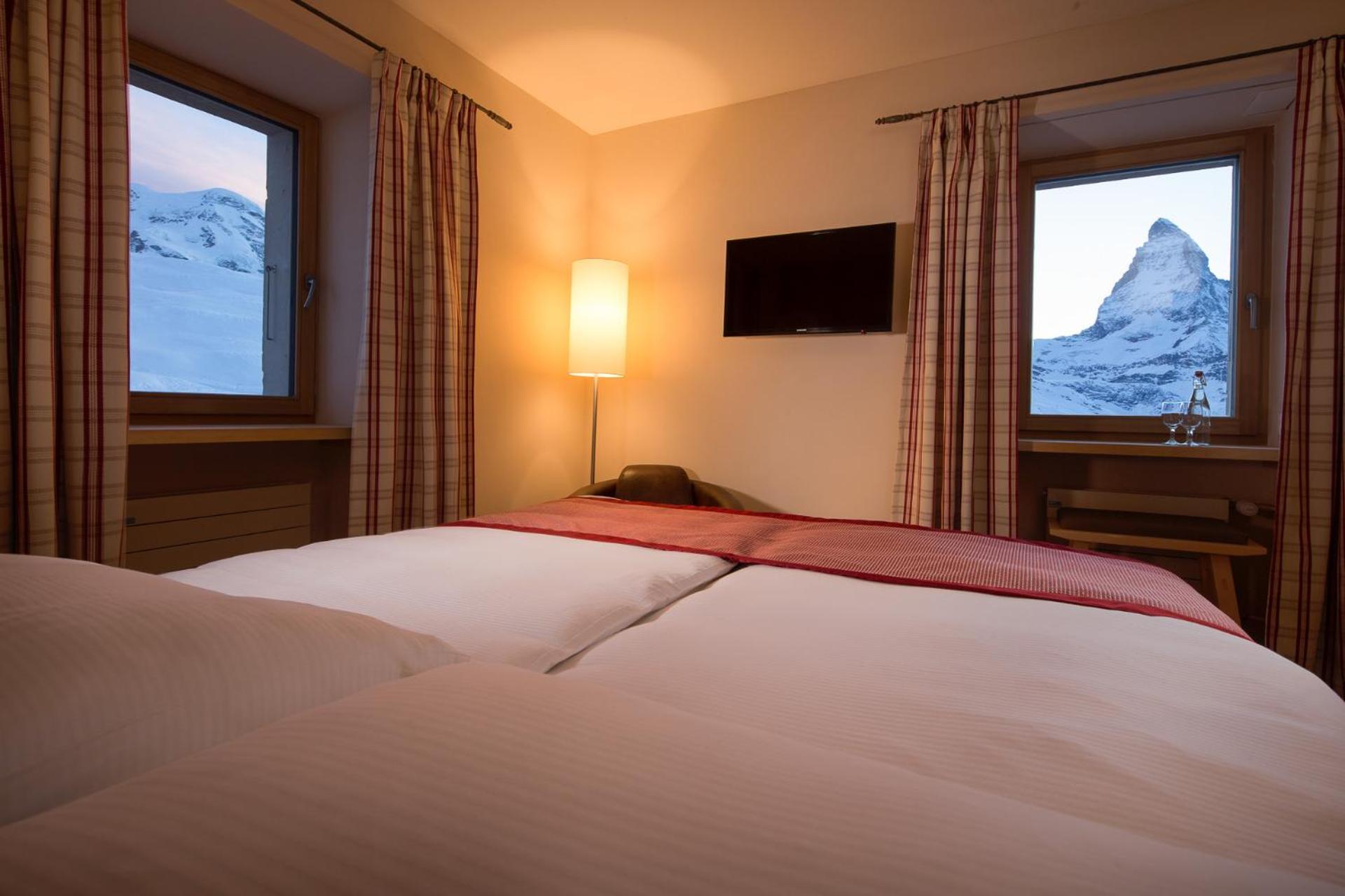 Chambre Double - Vue sur Mont Cervin
